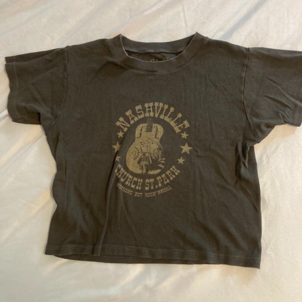 Brandy Melville black nashville tee shirt